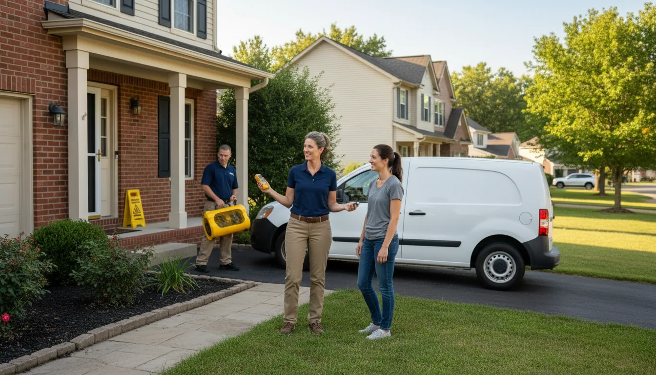 Residential water damage restoration in Oscar, LA